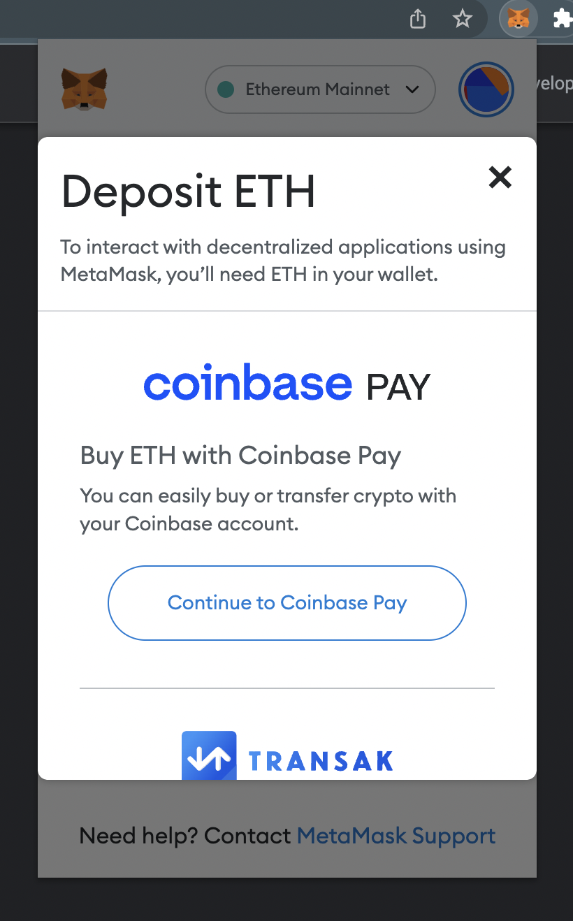 TopUp Coinbase