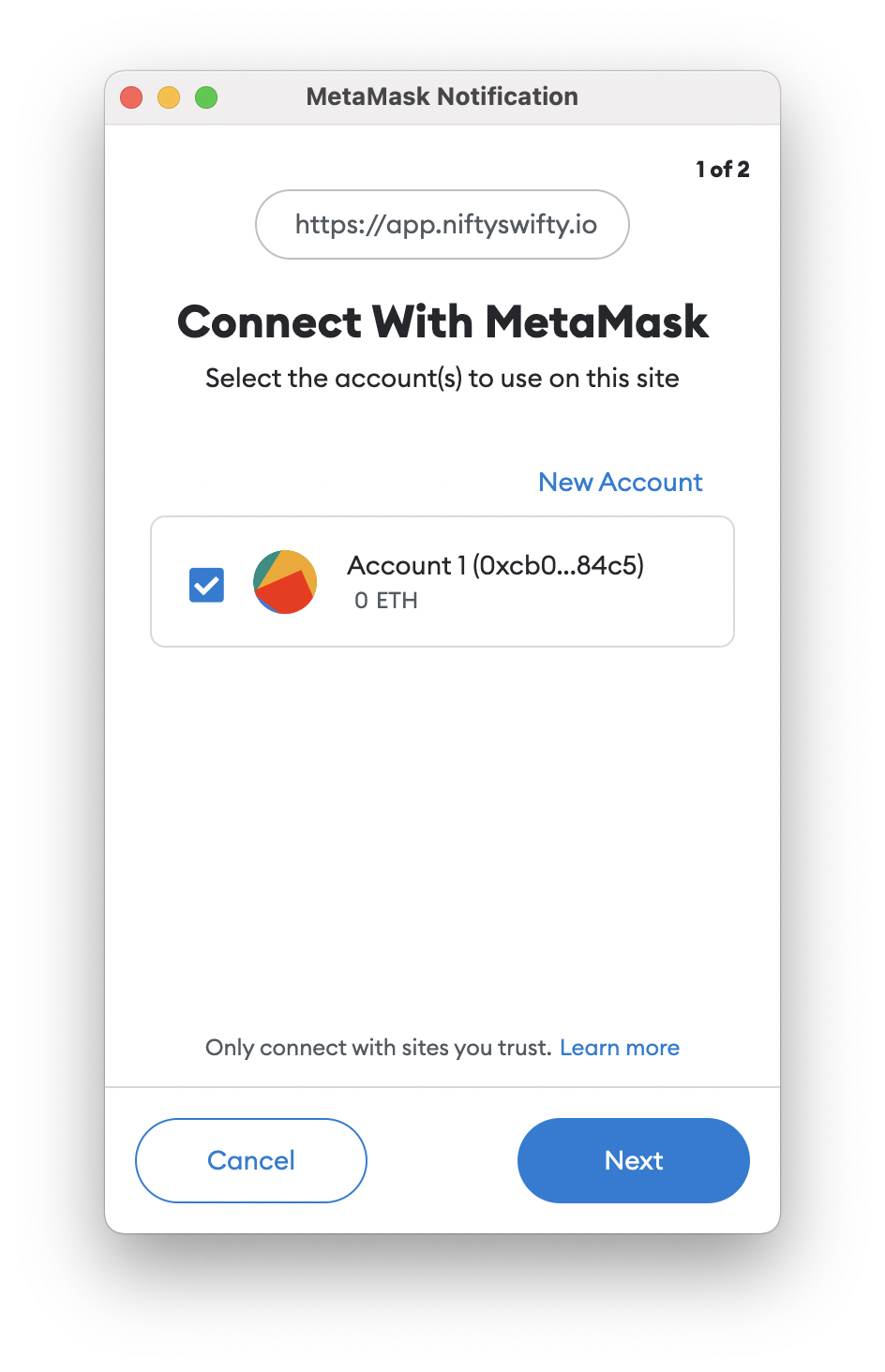 Connect MetaMask